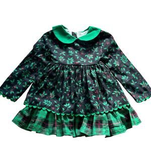 SWEET MAGNOLIA CLOTHING CO. Holly Berry Dress 18m NWT